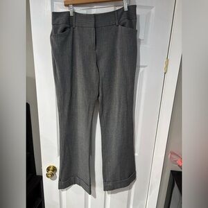 Gray Pinstripe Trousers